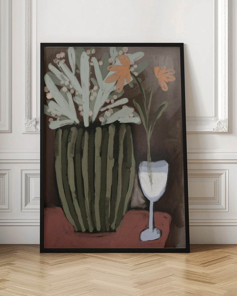 wall-art-print-canvas-poster-framed-Floral still life no 4 , By Treechild-3