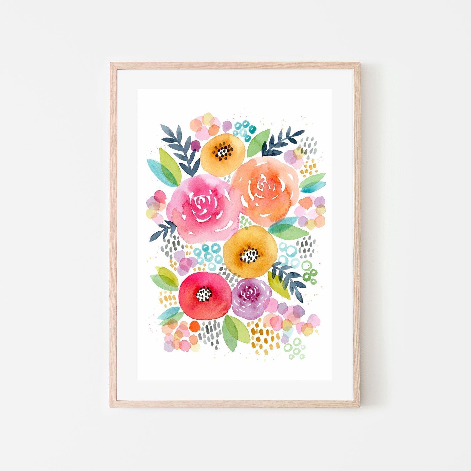 wall-art-print-canvas-poster-framed-Floral, Style B , By Lisa Nohren-6