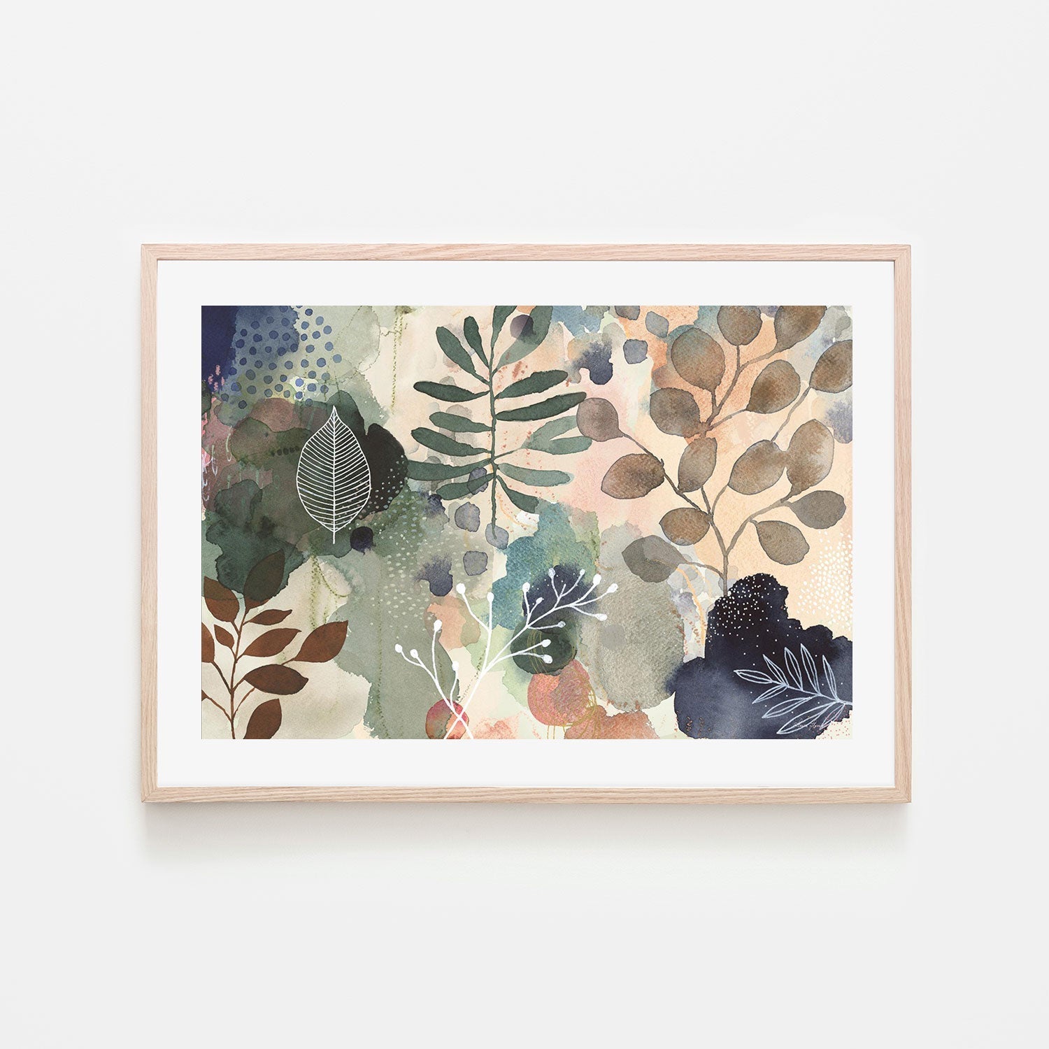 wall-art-print-canvas-poster-framed-Flourish and Flow-by-Laura Horn-Gioia Wall Art