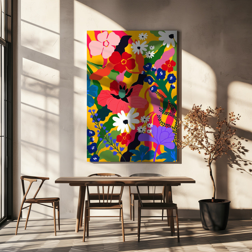 wall-art-print-canvas-poster-framed-Flourish in Colour , By Rafaela Mascaro-6