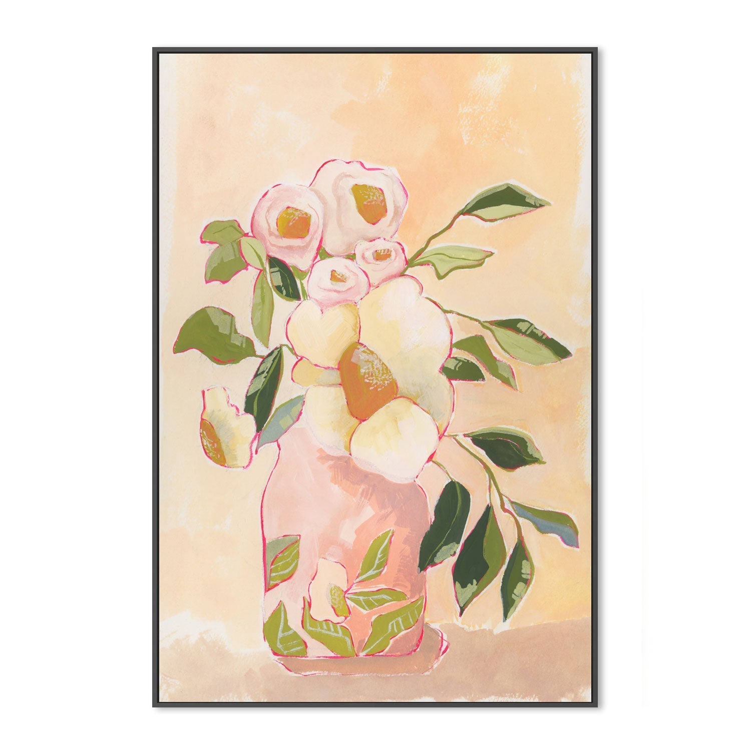 wall-art-print-canvas-poster-framed-Flourish Vase , By Lucrecia Caporale-3