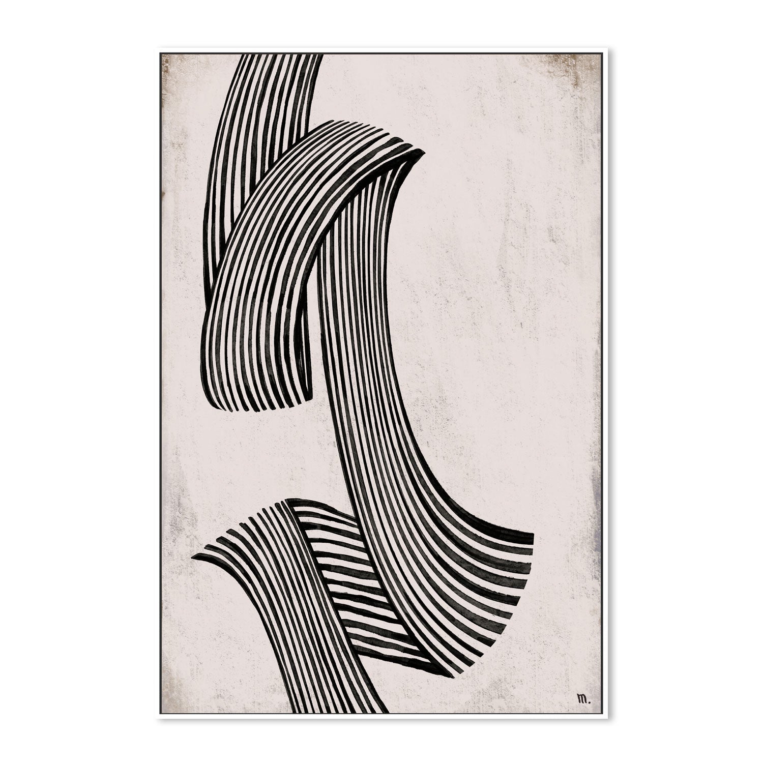 wall-art-print-canvas-poster-framed-Flow, Style A , By Marco Marella-5