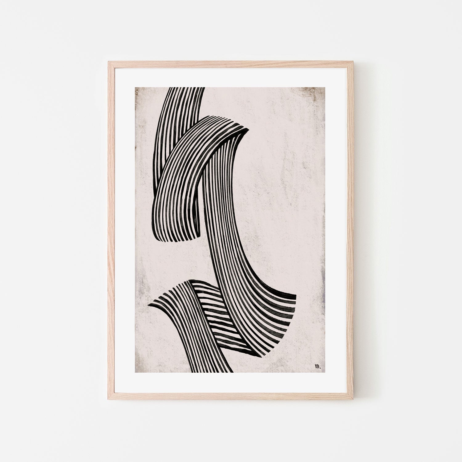 wall-art-print-canvas-poster-framed-Flow, Style A , By Marco Marella-6