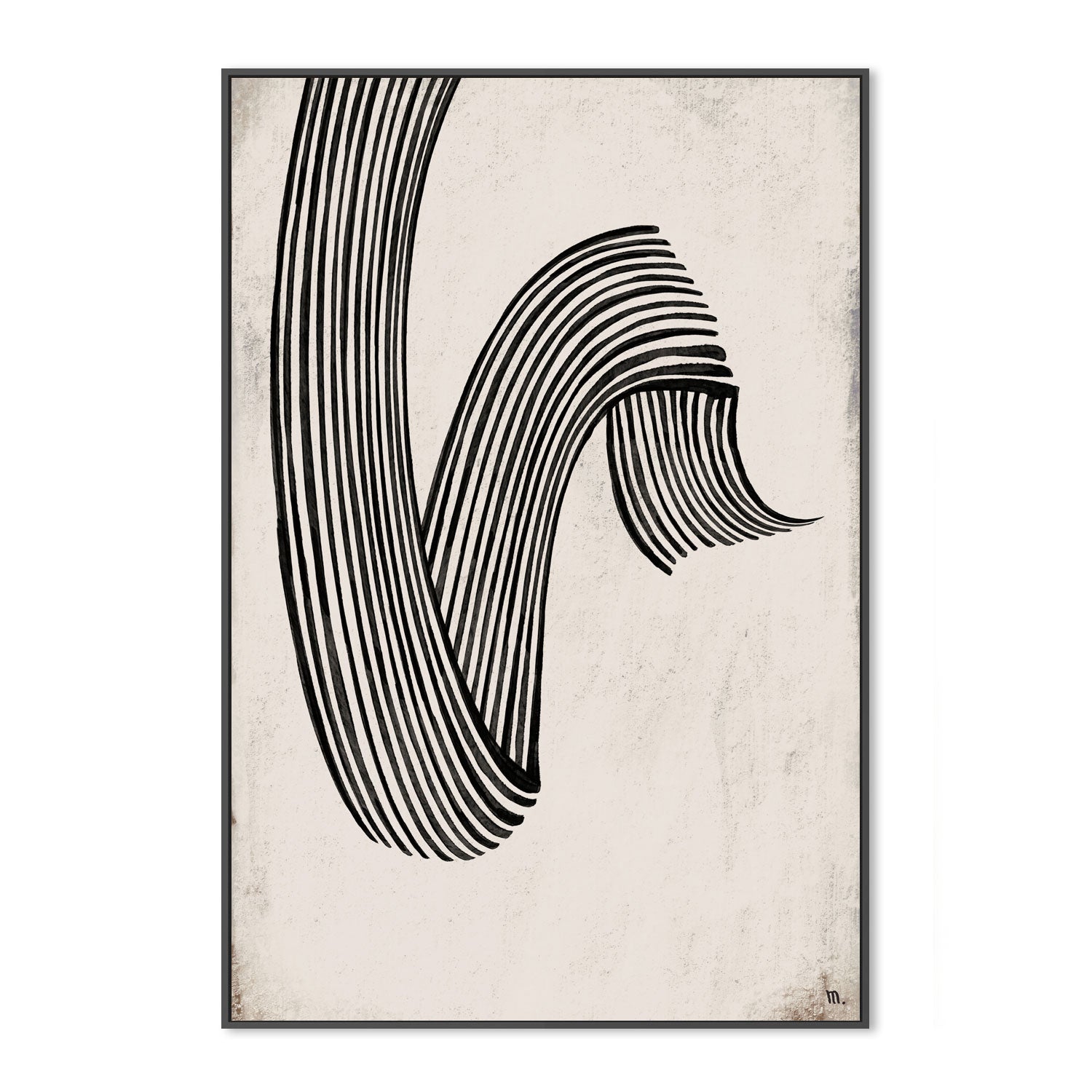 wall-art-print-canvas-poster-framed-Flow, Style B , By Marco Marella-3