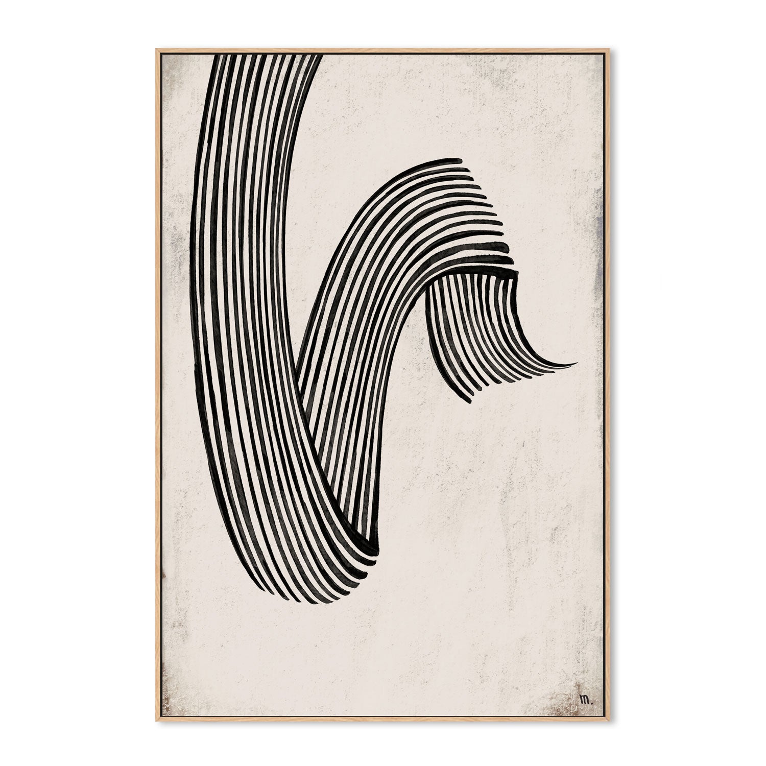 wall-art-print-canvas-poster-framed-Flow, Style B , By Marco Marella-4