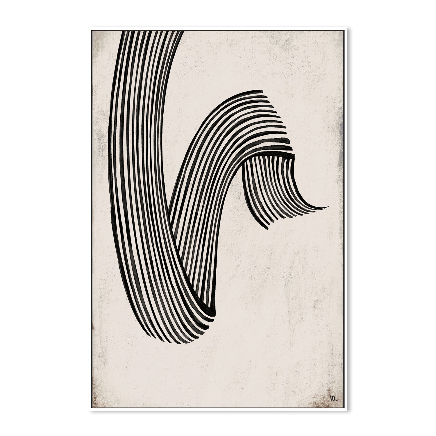 wall-art-print-canvas-poster-framed-Flow, Style B , By Marco Marella-5