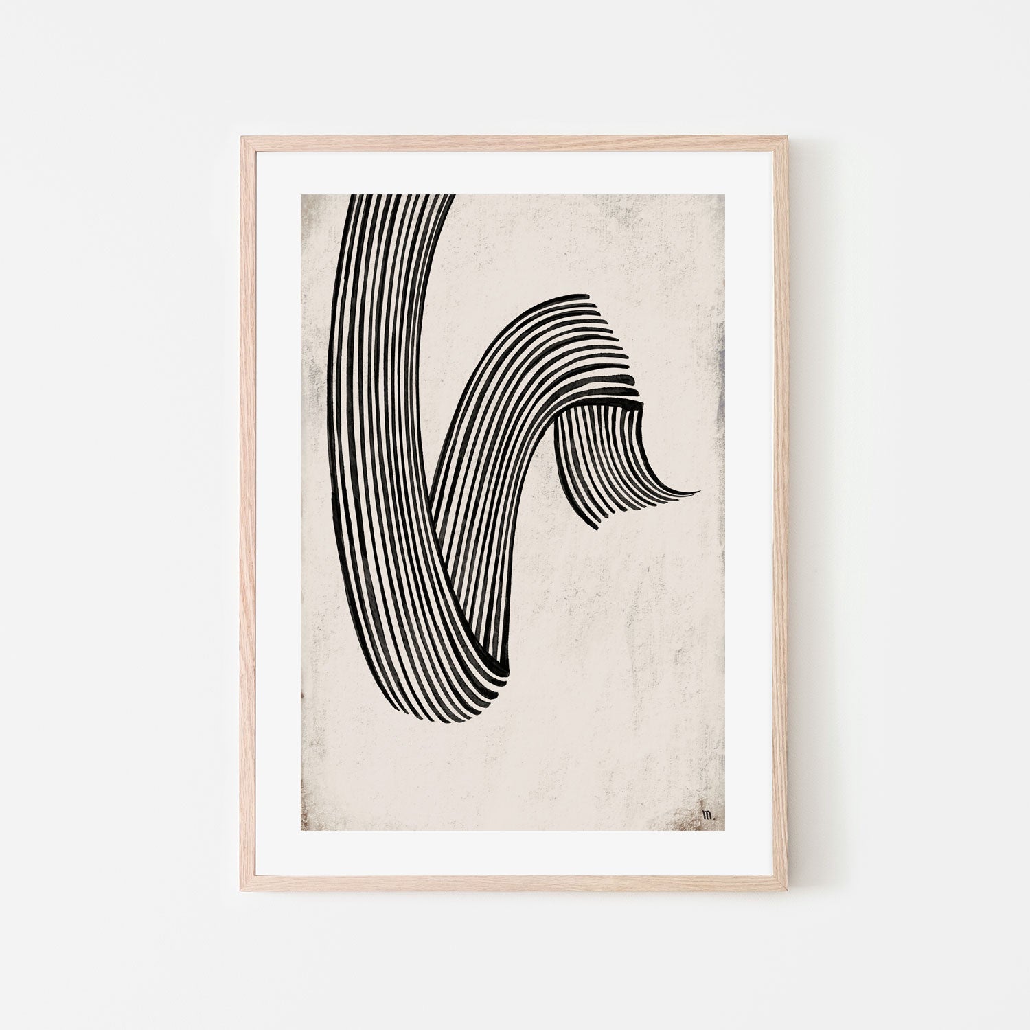 wall-art-print-canvas-poster-framed-Flow, Style B , By Marco Marella-6