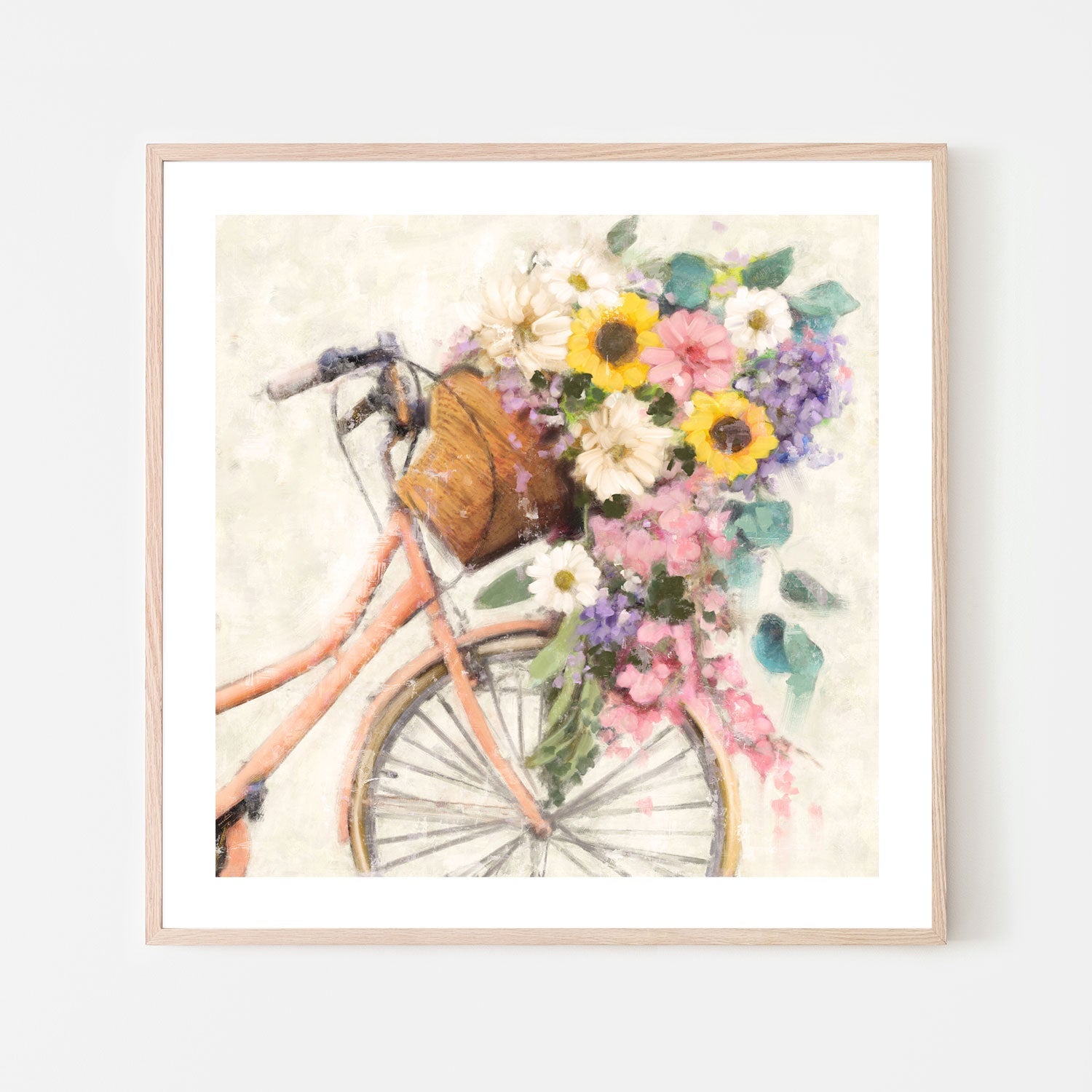 wall-art-print-canvas-poster-framed-Flower Bike, Style B , By Nina Blue-6