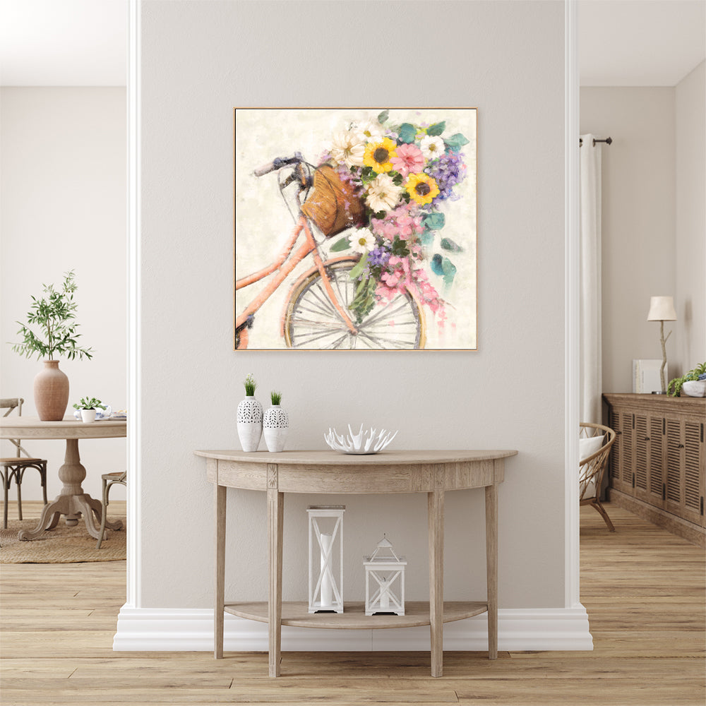 wall-art-print-canvas-poster-framed-Flower Bike, Style B , By Nina Blue-7