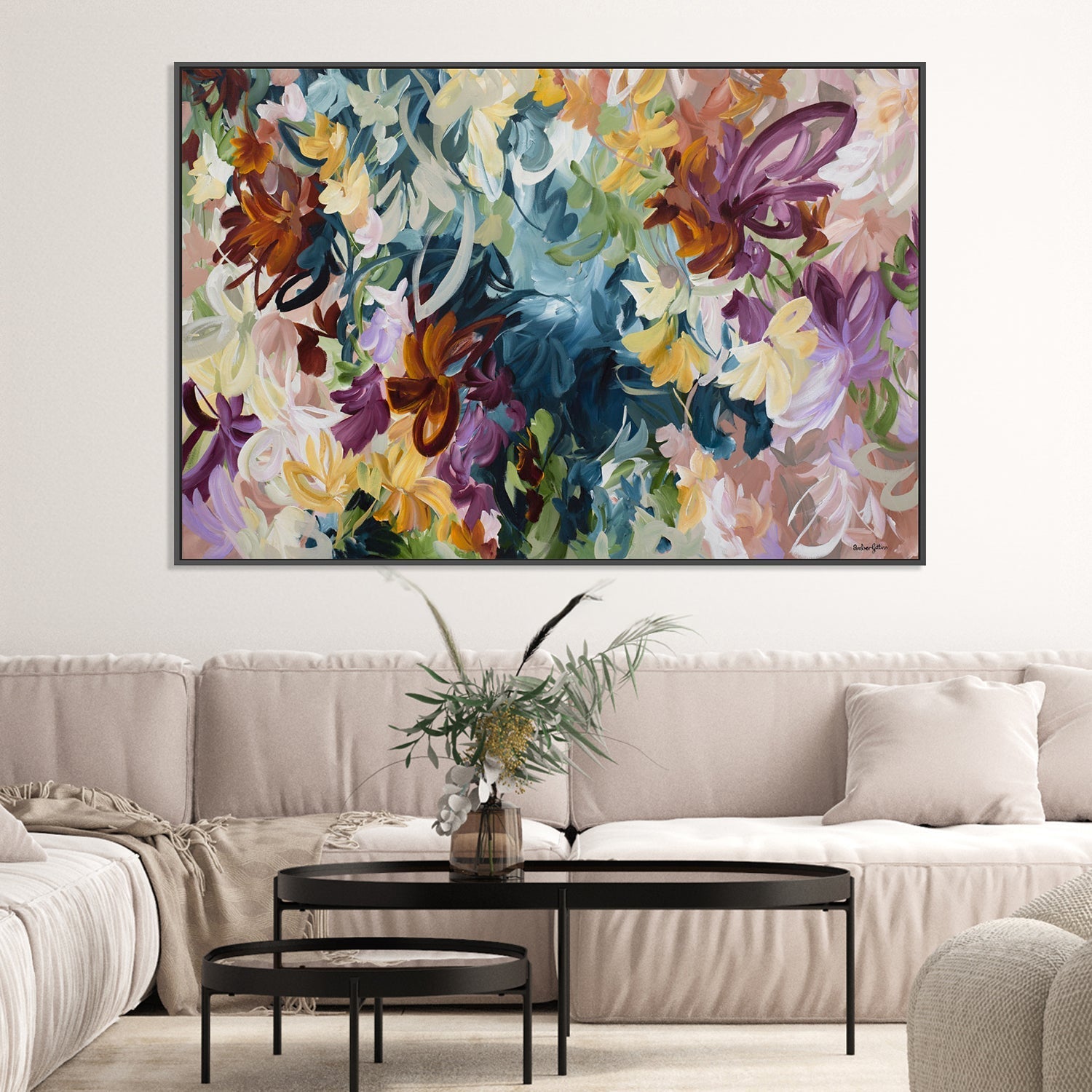 wall-art-print-canvas-poster-framed-Flower Bouquet , By Amber Gittins-2