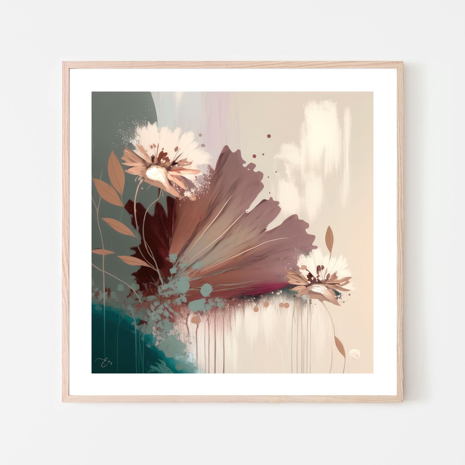 wall-art-print-canvas-poster-framed-Flower Field, Style A , By Bella Eve-GIOIA-WALL-ART