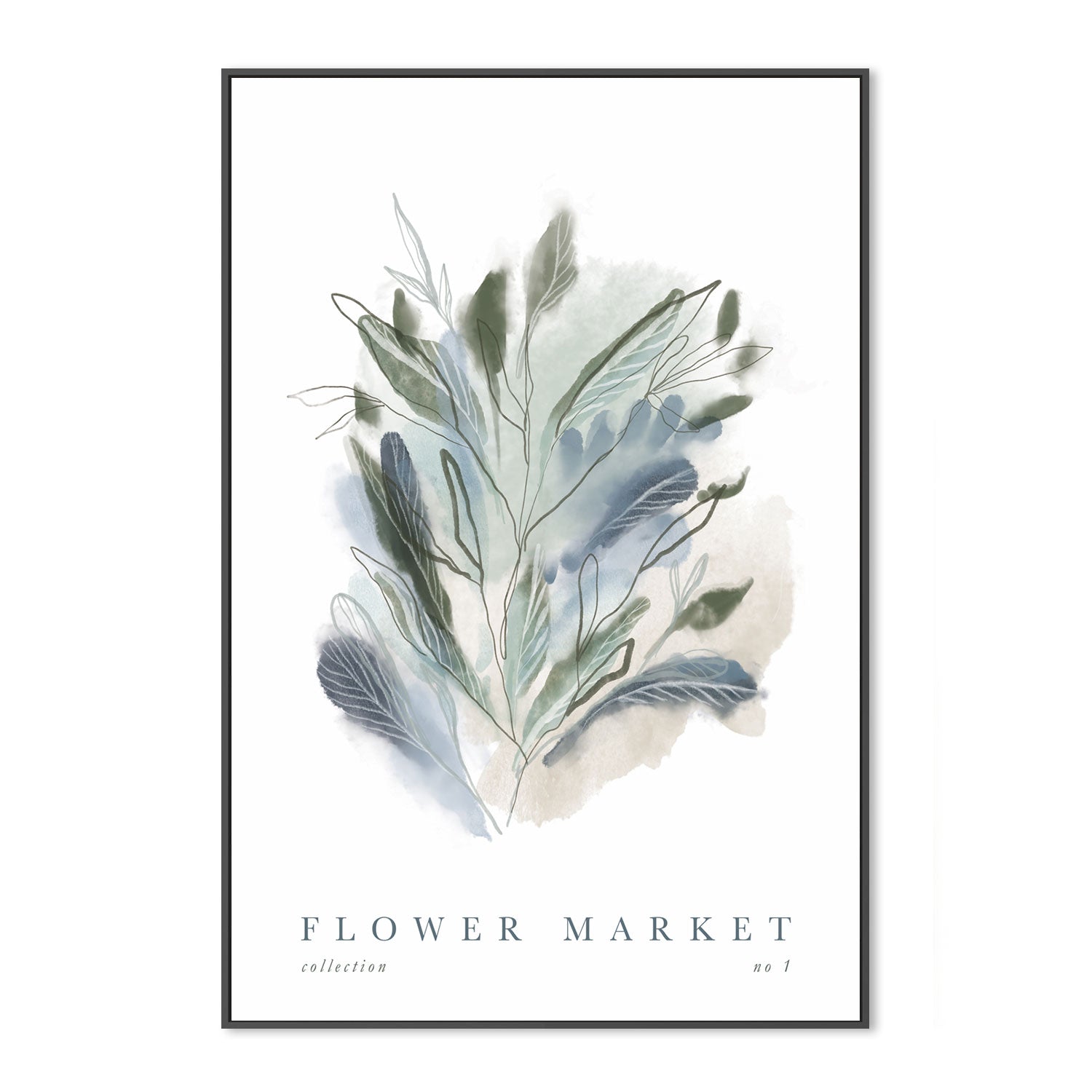 wall-art-print-canvas-poster-framed-Flower Market, Style A-GIOIA-WALL-ART