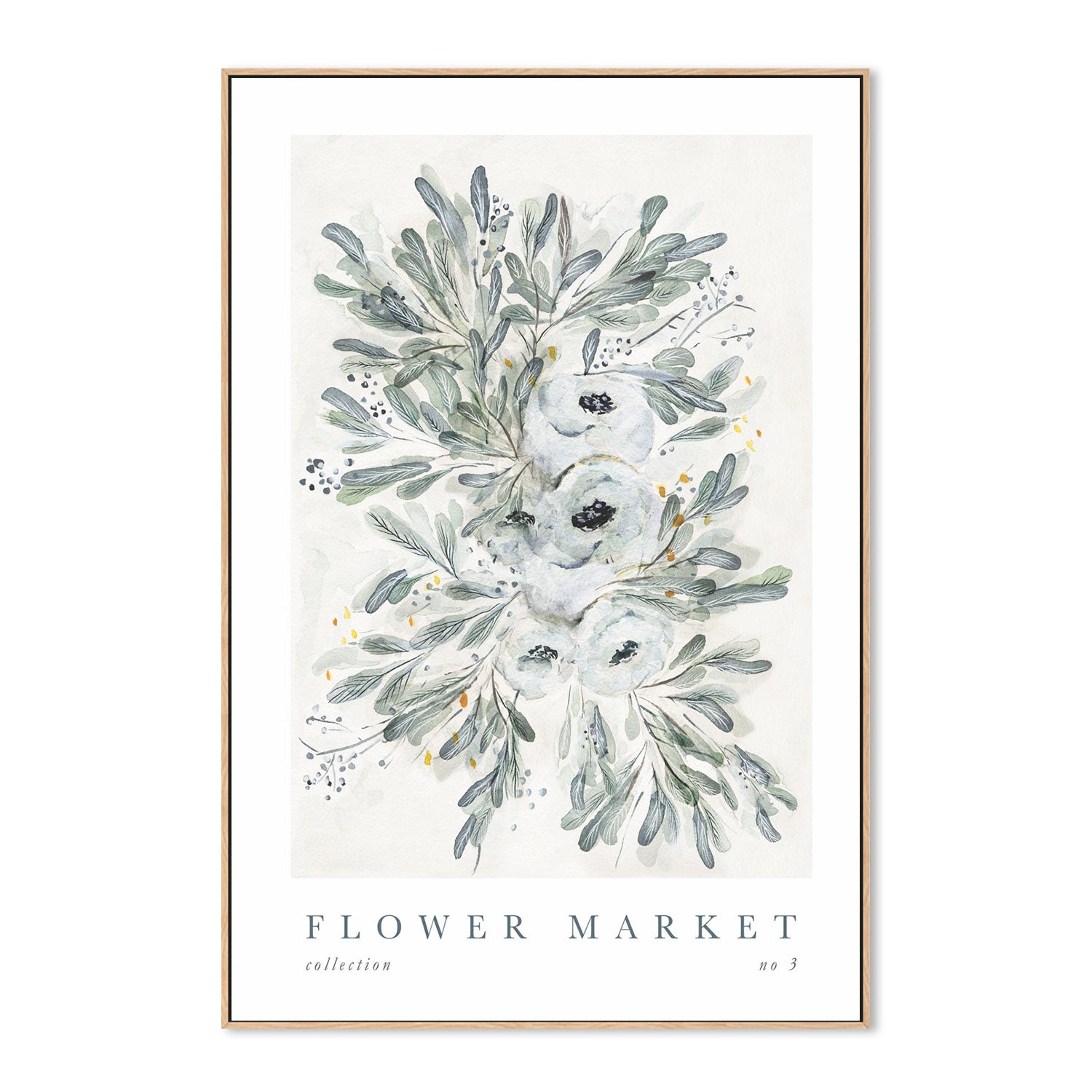 wall-art-print-canvas-poster-framed-Flower Market, Style C-GIOIA-WALL-ART