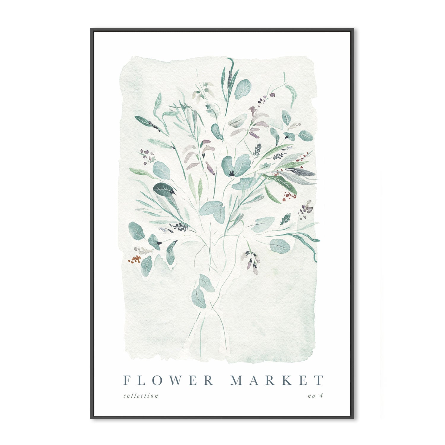 wall-art-print-canvas-poster-framed-Flower Market, Style D-GIOIA-WALL-ART