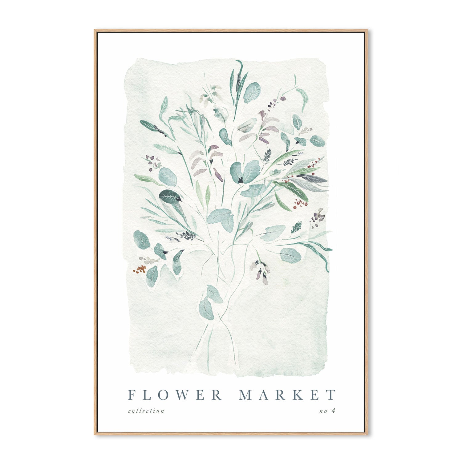 wall-art-print-canvas-poster-framed-Flower Market, Style D-GIOIA-WALL-ART