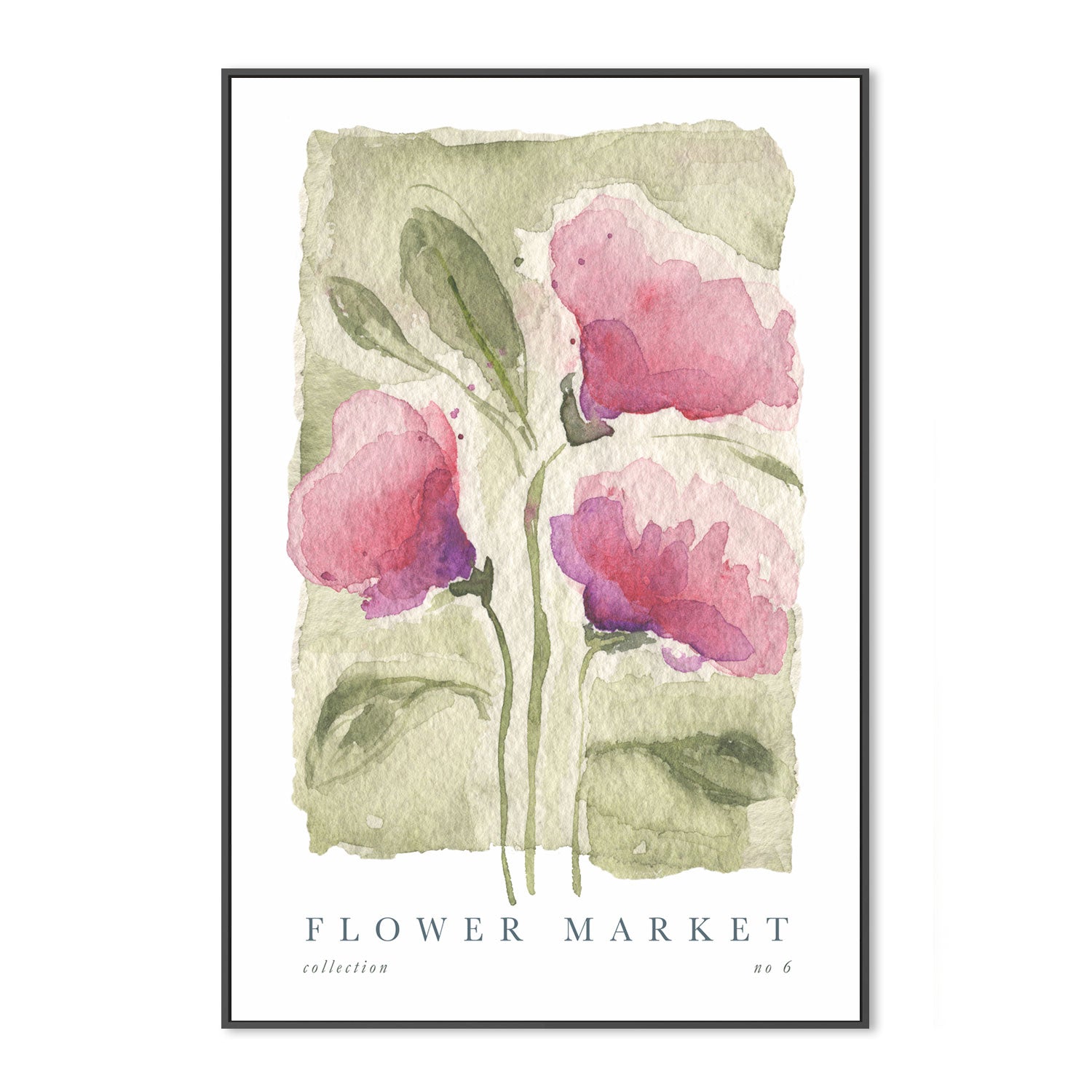 wall-art-print-canvas-poster-framed-Flower Market, Style F-GIOIA-WALL-ART