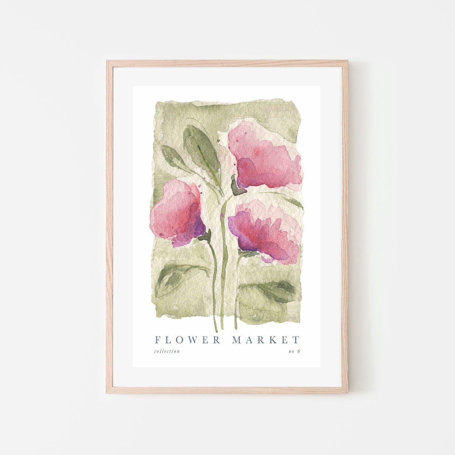 wall-art-print-canvas-poster-framed-Flower Market, Style F-GIOIA-WALL-ART