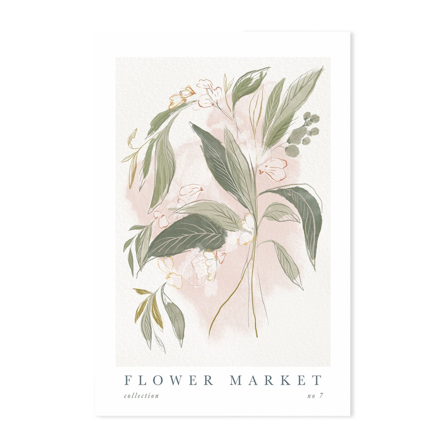 wall-art-print-canvas-poster-framed-Flower Market, Style G-GIOIA-WALL-ART