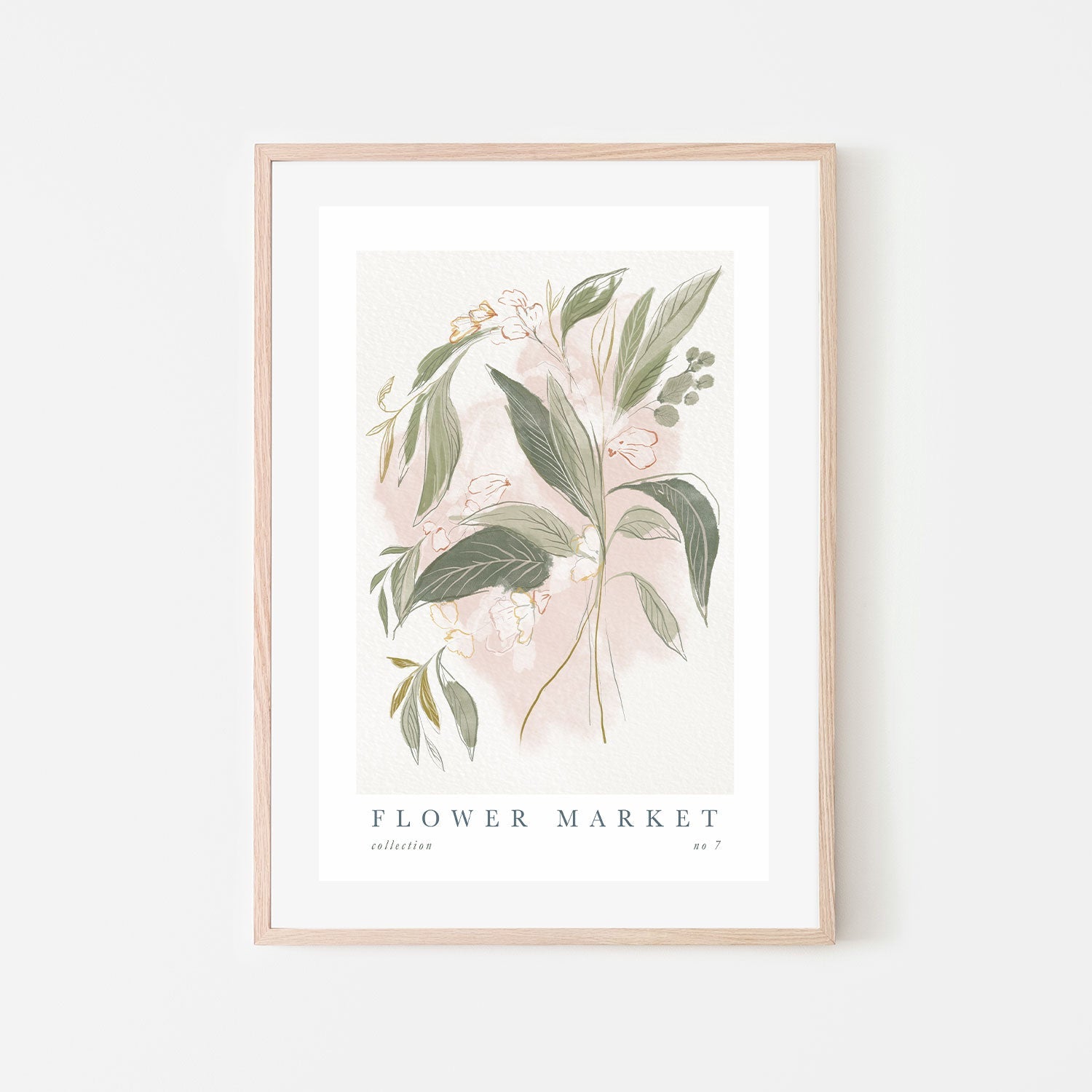 wall-art-print-canvas-poster-framed-Flower Market, Style G-GIOIA-WALL-ART