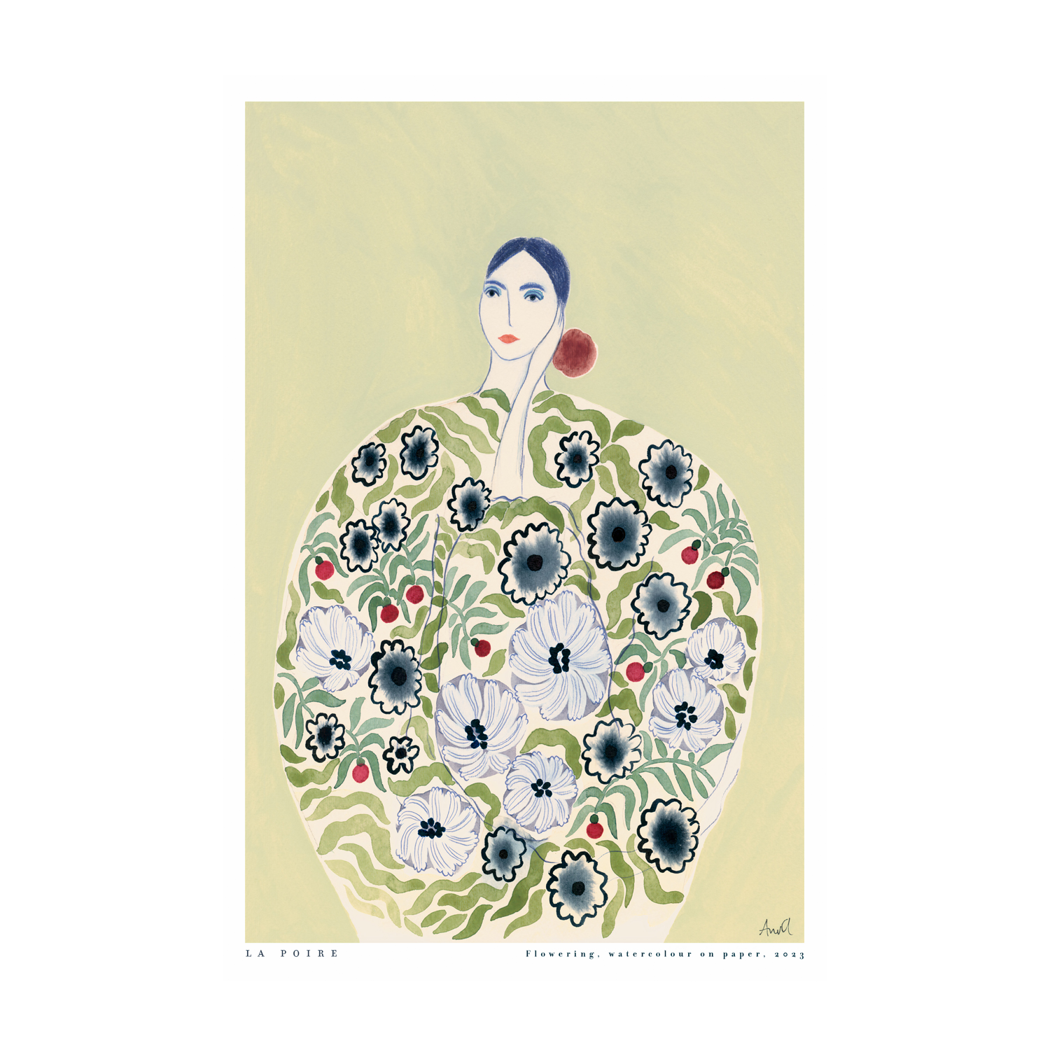 wall-art-print-canvas-poster-framed-Flowering , By La Poire-GIOIA-WALL-ART