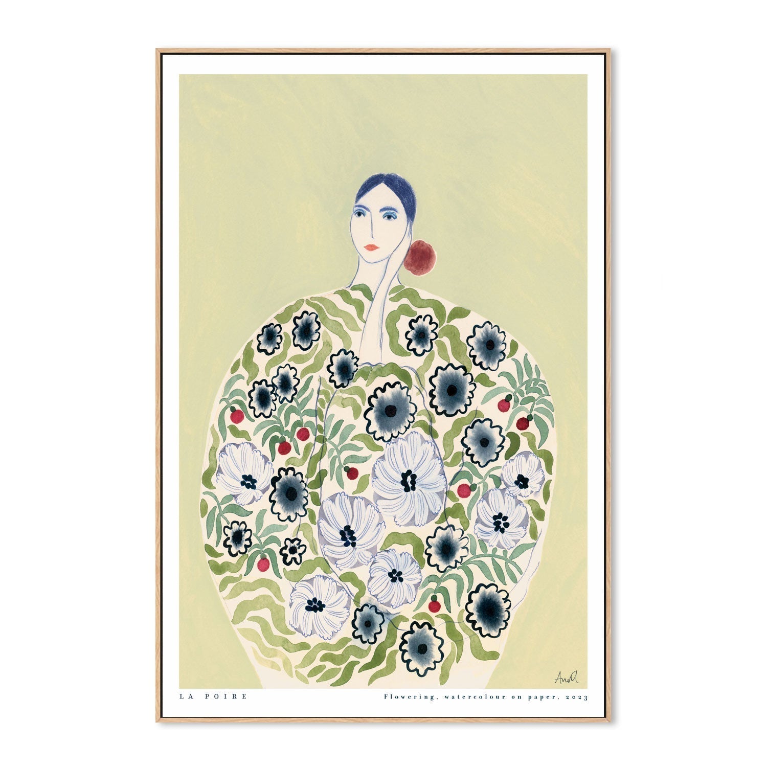 wall-art-print-canvas-poster-framed-Flowering , By La Poire-GIOIA-WALL-ART