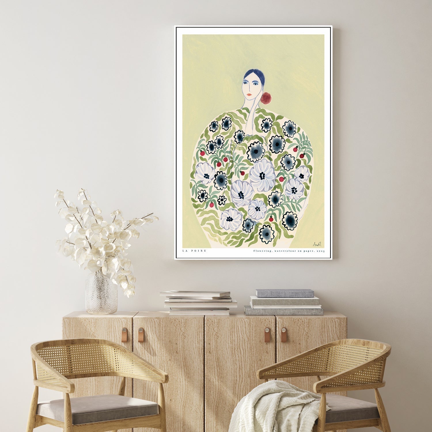 wall-art-print-canvas-poster-framed-Flowering , By La Poire-GIOIA-WALL-ART