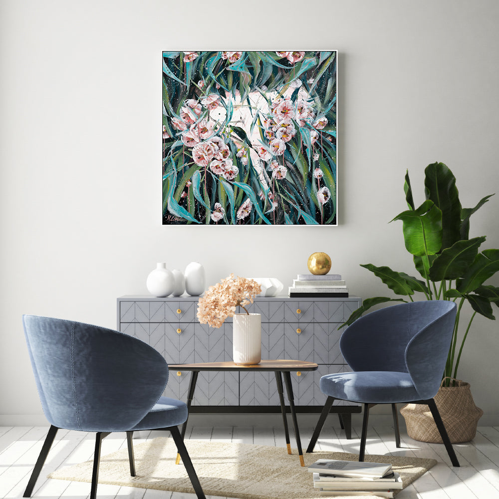 wall-art-print-canvas-poster-framed-Flowering Gum , By Hsin Lin-GIOIA-WALL-ART