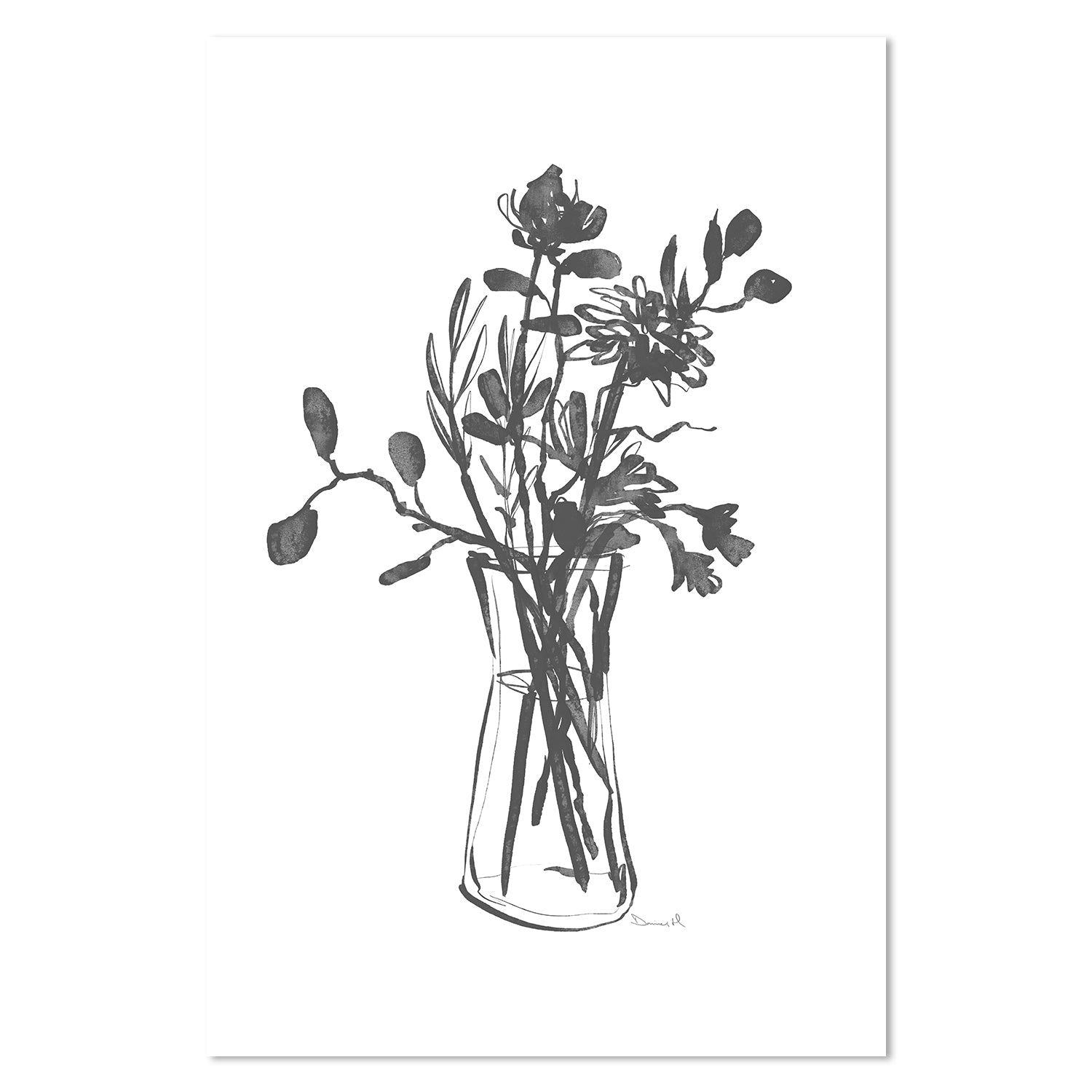 wall-art-print-canvas-poster-framed-Flowers , By Dan Hobday-by-Dan Hobday-Gioia Wall Art