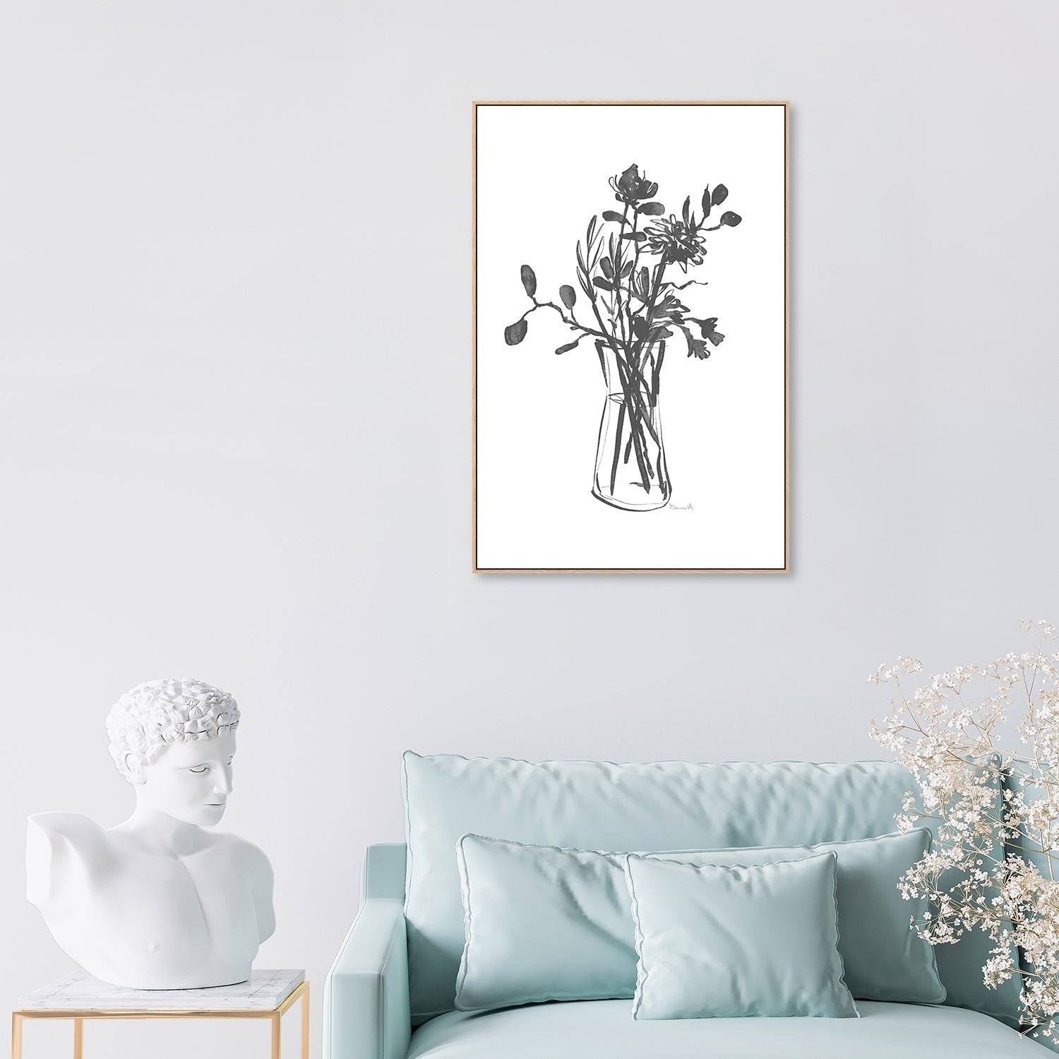 wall-art-print-canvas-poster-framed-Flowers , By Dan Hobday-by-Dan Hobday-Gioia Wall Art