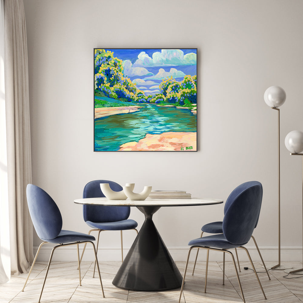 wall-art-print-canvas-poster-framed-Flowing River , By Eleanor Baker-2