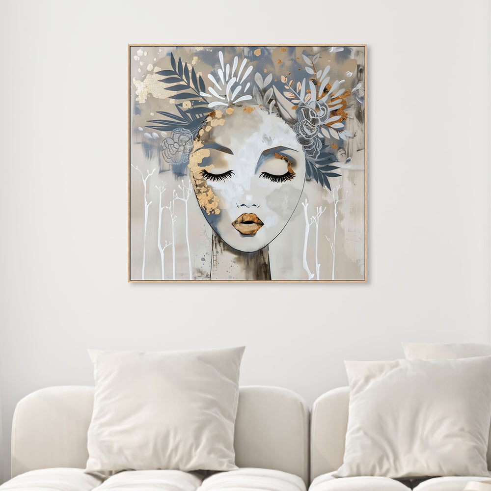 wall-art-print-canvas-poster-framed-Fluer, Style A , By Bella Eve-2