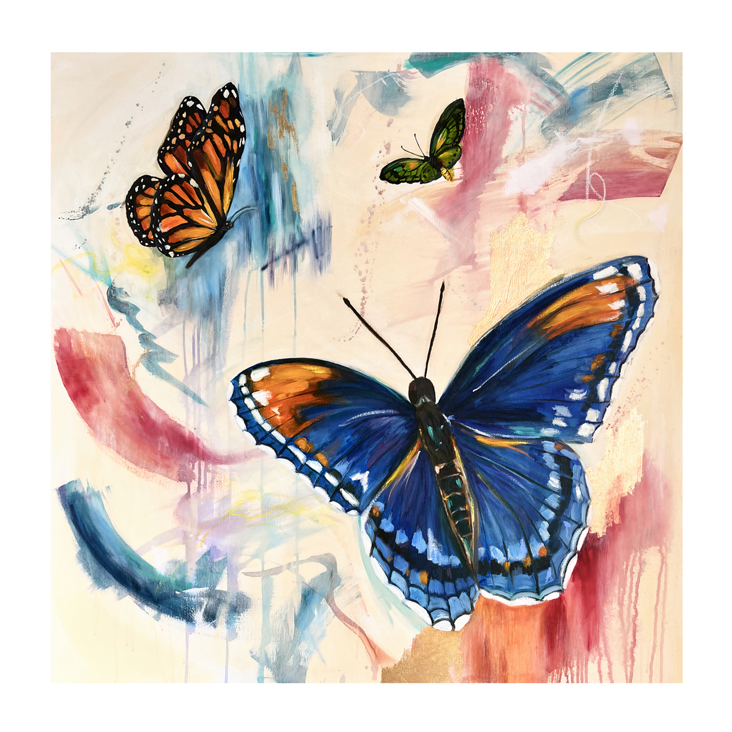 wall-art-print-canvas-poster-framed-Fluttering Dreams , By Emily Birdsey-1