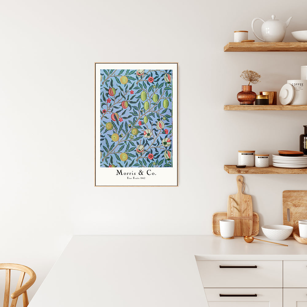 wall-art-print-canvas-poster-framed-Four Fruits , By William Morris-GIOIA-WALL-ART