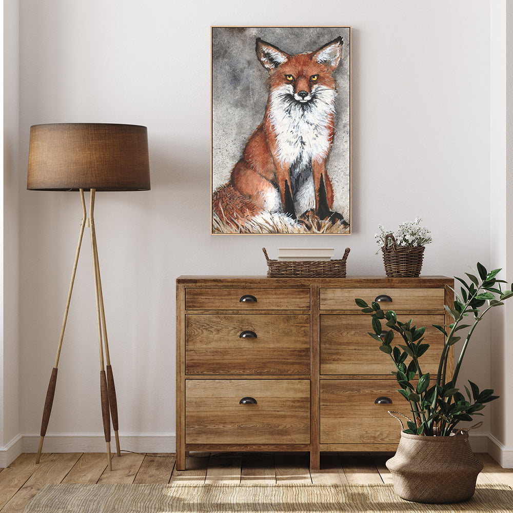 wall-art-print-canvas-poster-framed-Foxy , By Maggie Vandewalle-GIOIA-WALL-ART