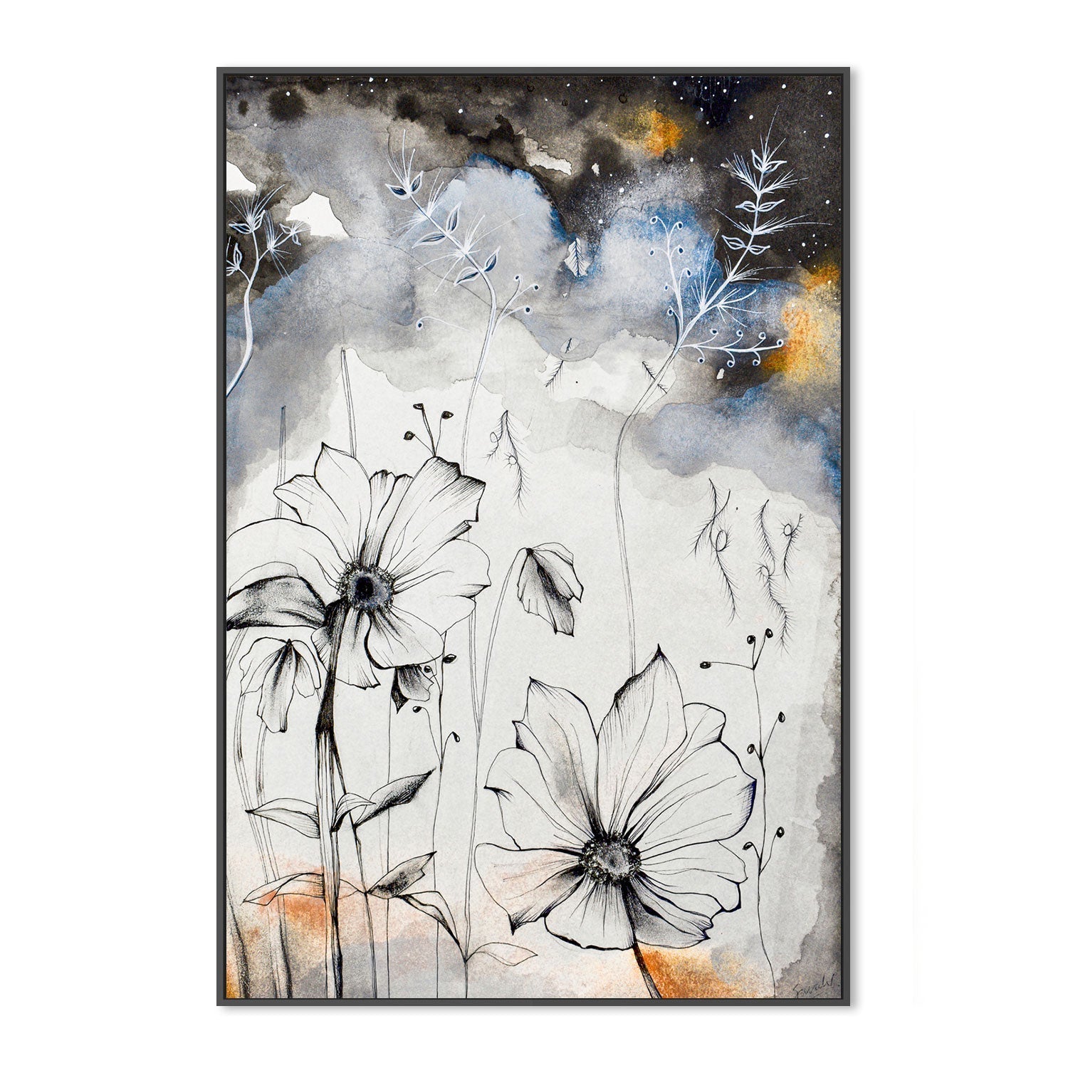 wall-art-print-canvas-poster-framed-Fragile Morning , By Sarah Carlton Art-GIOIA-WALL-ART