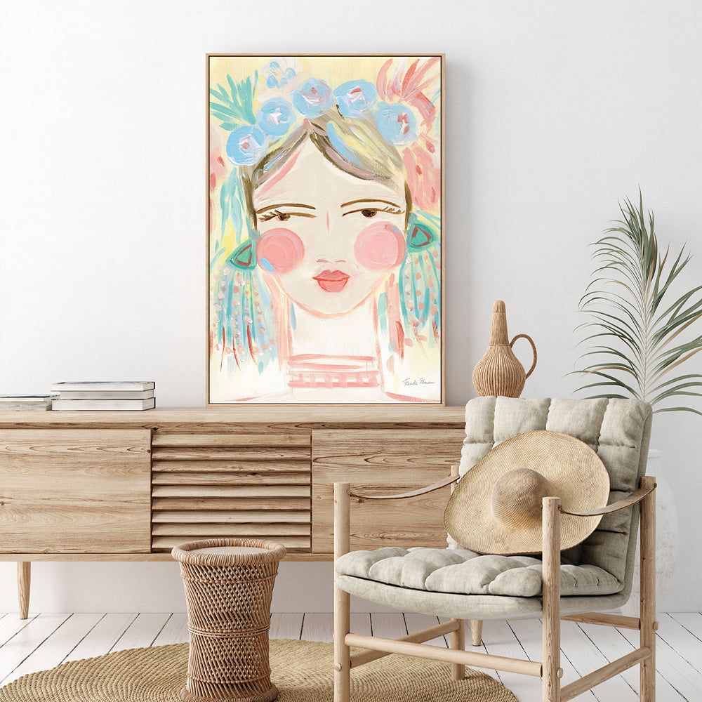 wall-art-print-canvas-poster-framed-Fresh Face, Style A-by-Farida Zaman-Gioia Wall Art