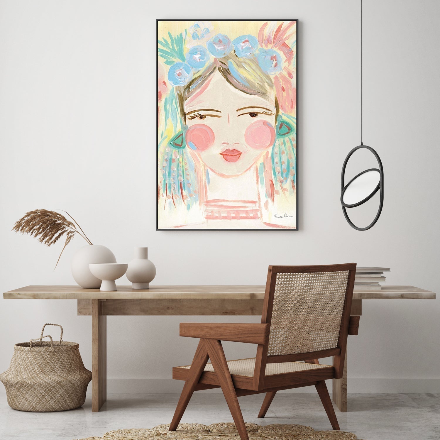 wall-art-print-canvas-poster-framed-Fresh Face, Style A-by-Farida Zaman-Gioia Wall Art