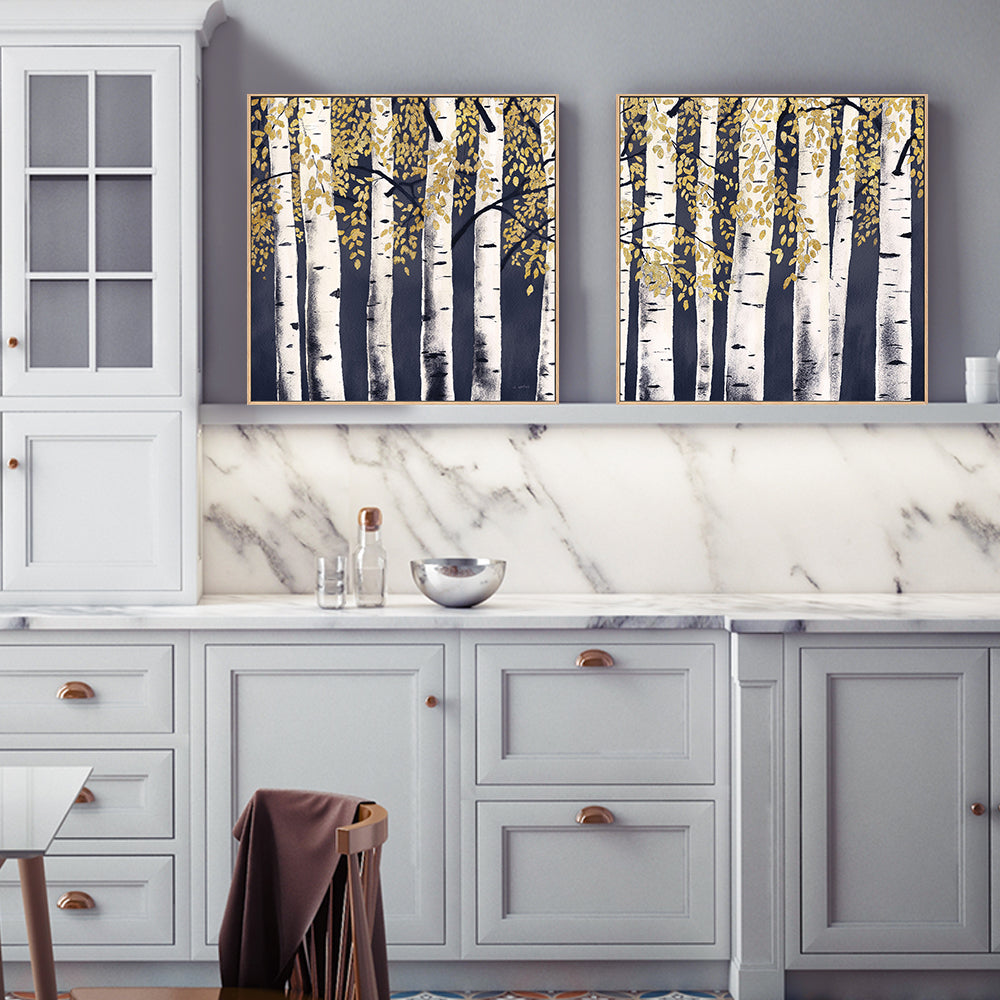 wall-art-print-canvas-poster-framed-Fresh Forest, Set of 2-by-James Wiens-Gioia Wall Art