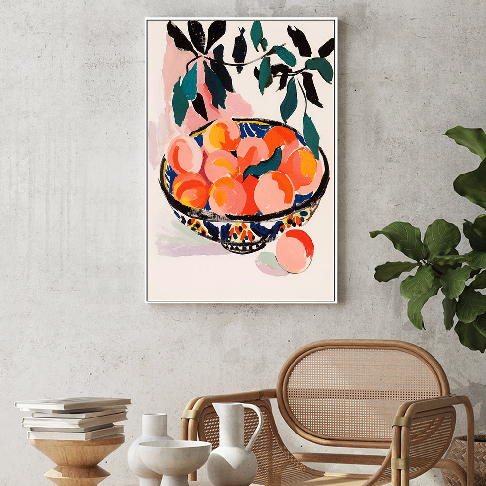 wall-art-print-canvas-poster-framed-Fresh Peaches-2