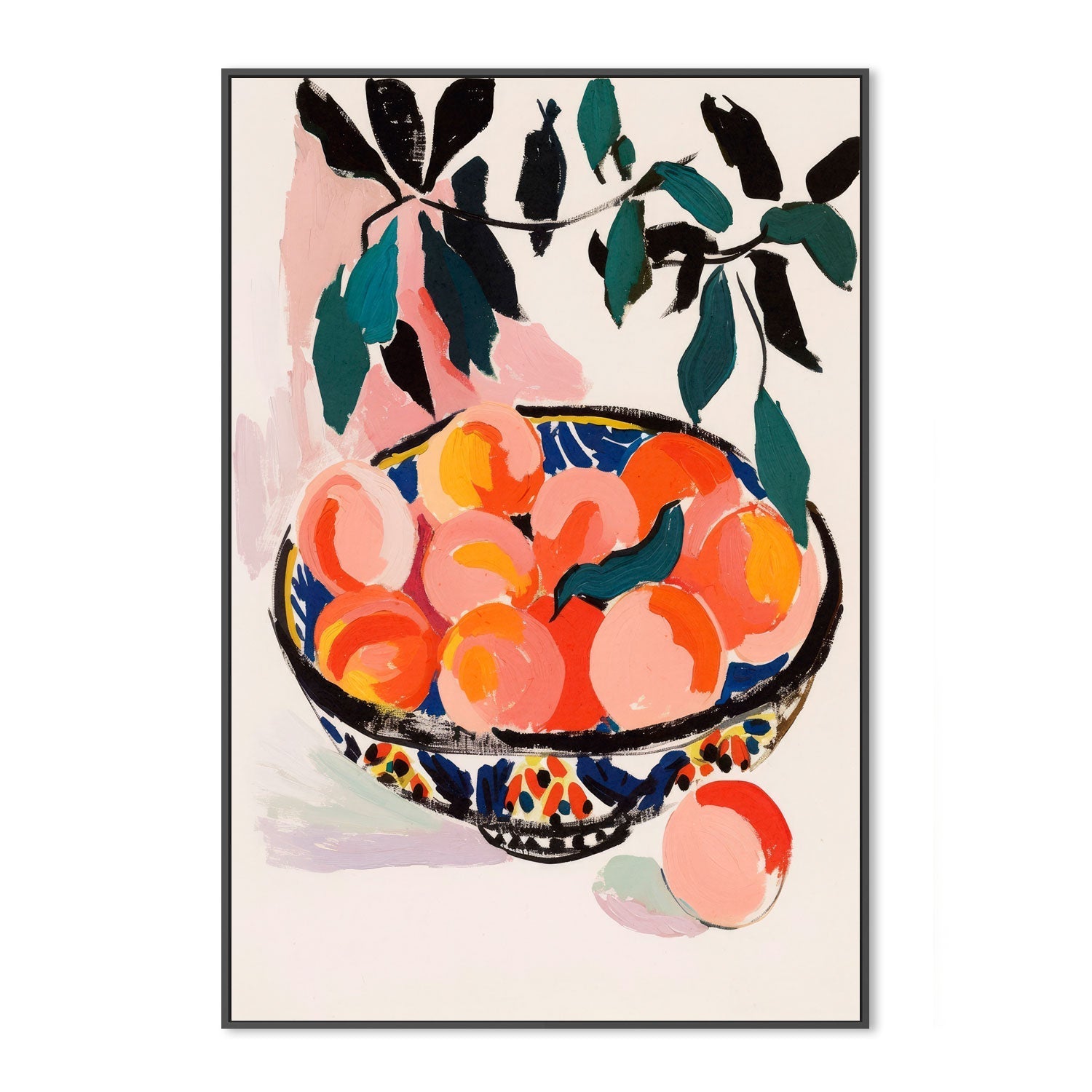 wall-art-print-canvas-poster-framed-Fresh Peaches-3