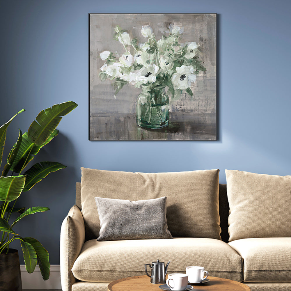 wall-art-print-canvas-poster-framed-Fresh Sage Anemones , By Danhui Nai-2