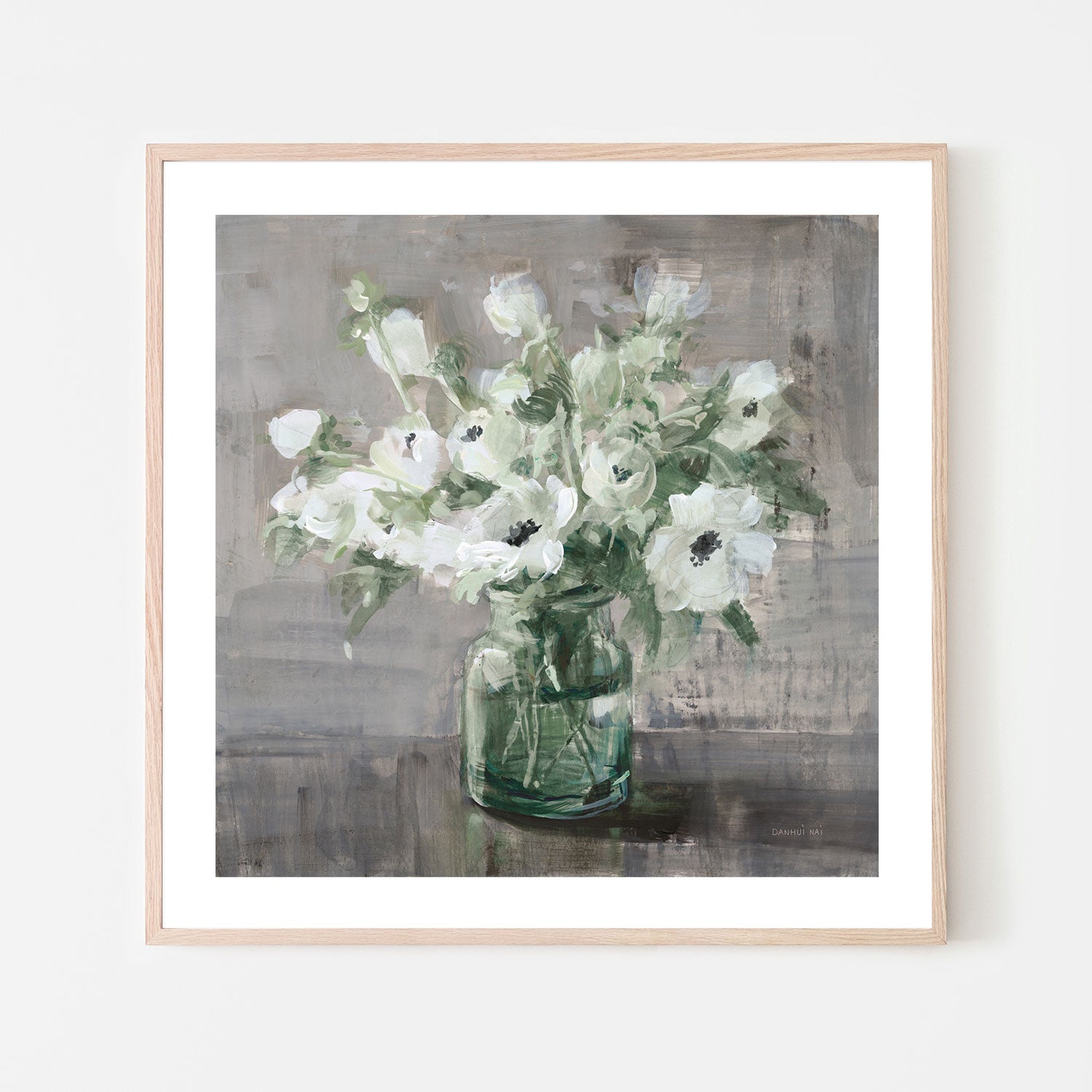 wall-art-print-canvas-poster-framed-Fresh Sage Anemones , By Danhui Nai-7