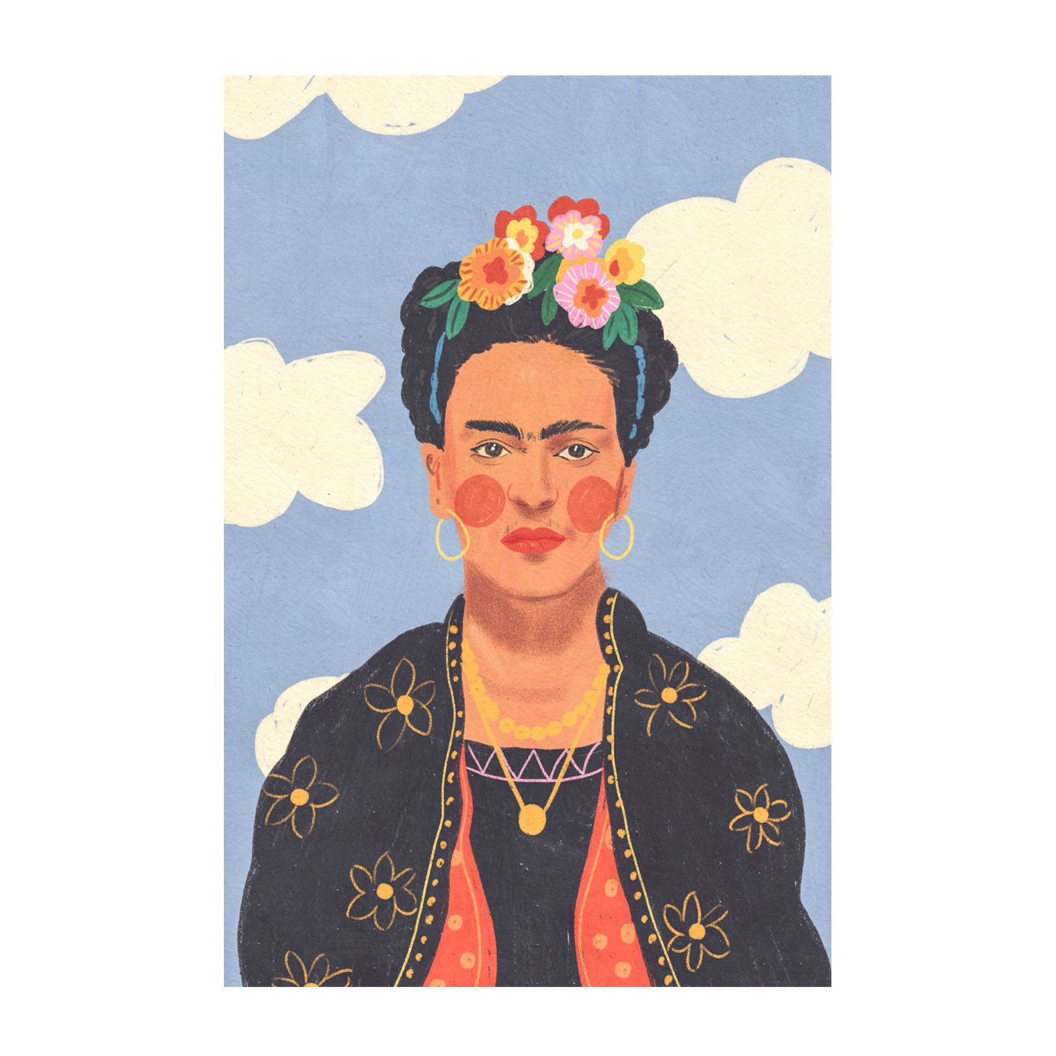 wall-art-print-canvas-poster-framed-Frida , By Gigi Rosado-GIOIA-WALL-ART