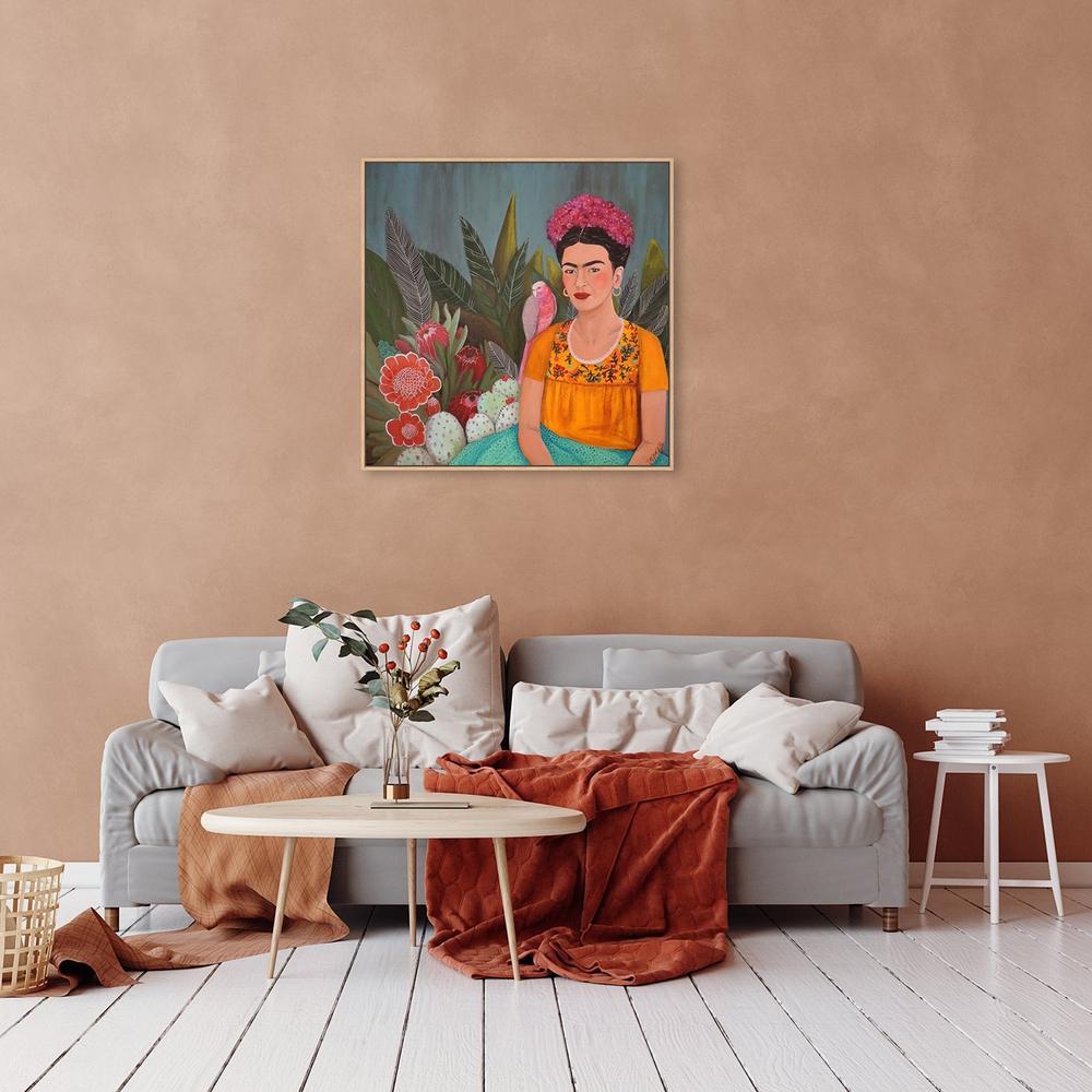 wall-art-print-canvas-poster-framed-Fridas Home, Blue-by-Sylvie Demers-Gioia Wall Art