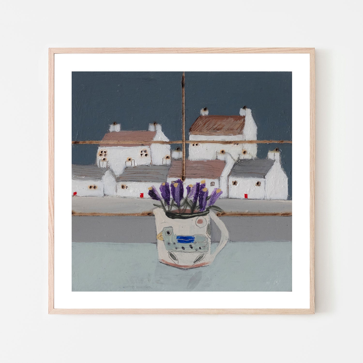 wall-art-print-canvas-poster-framed-From The Kitchen Window , By Louise O'hara-6