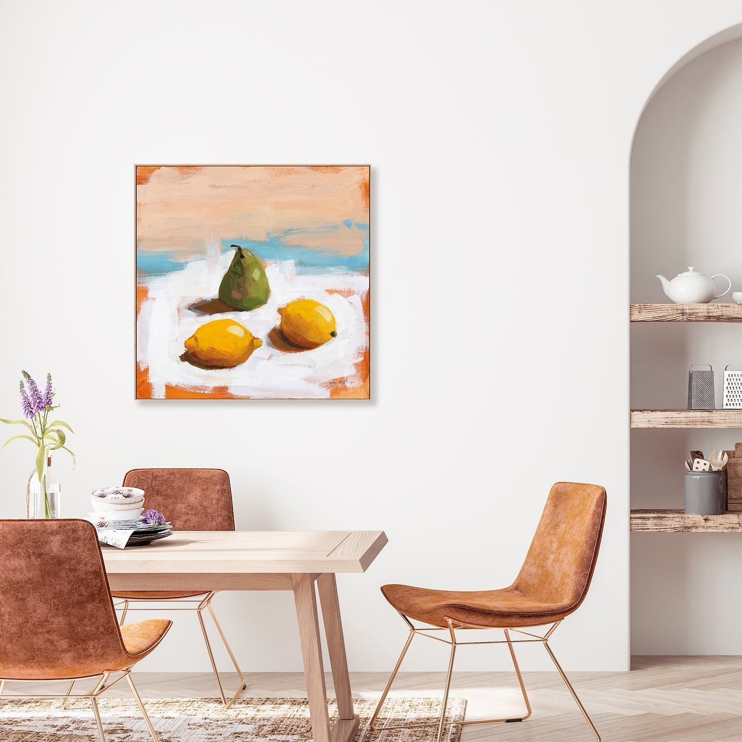 wall-art-print-canvas-poster-framed-Fruit and Cheer, Style B-by-Pamela Munger-Gioia Wall Art