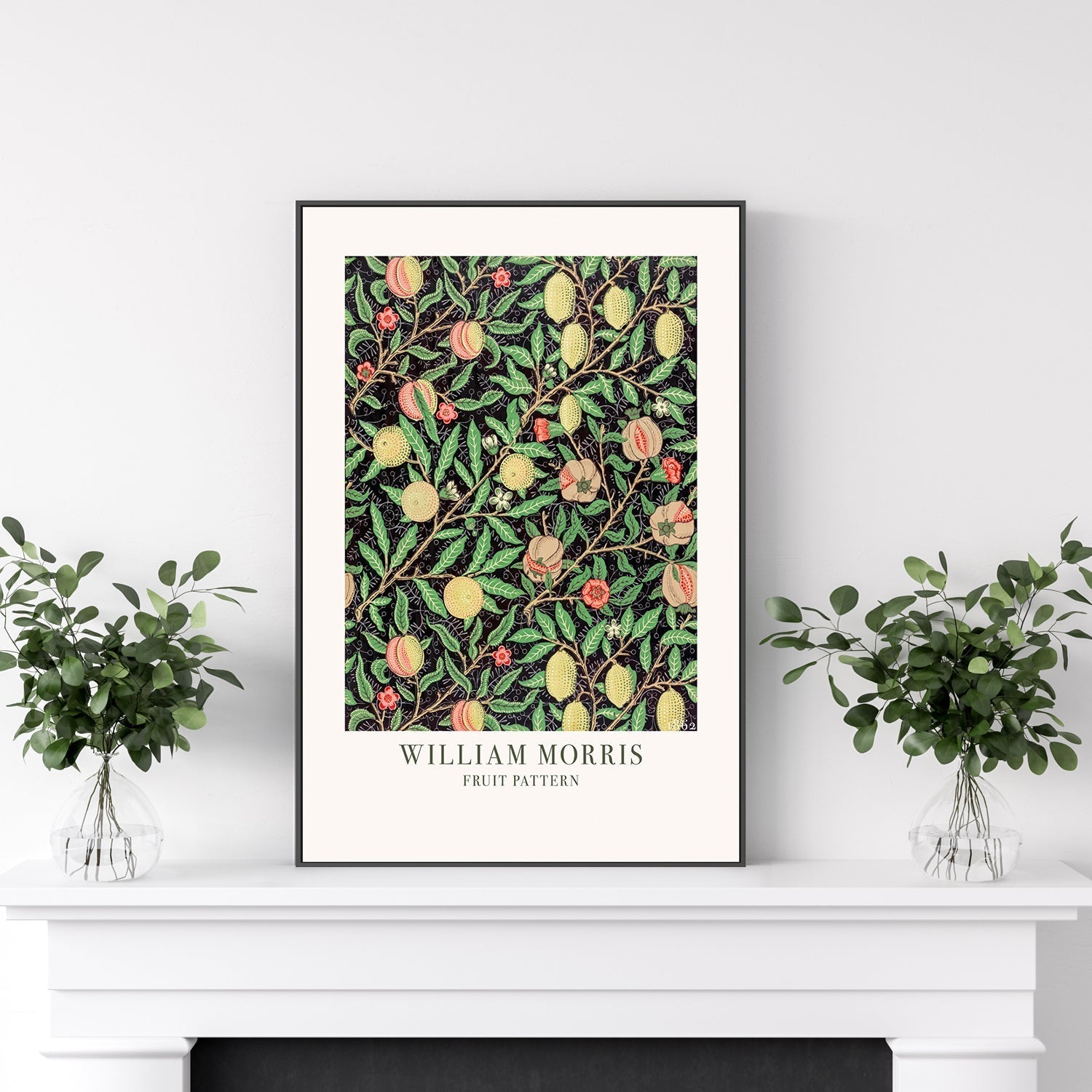 wall-art-print-canvas-poster-framed-Fruit Pattern , By William Morris-GIOIA-WALL-ART