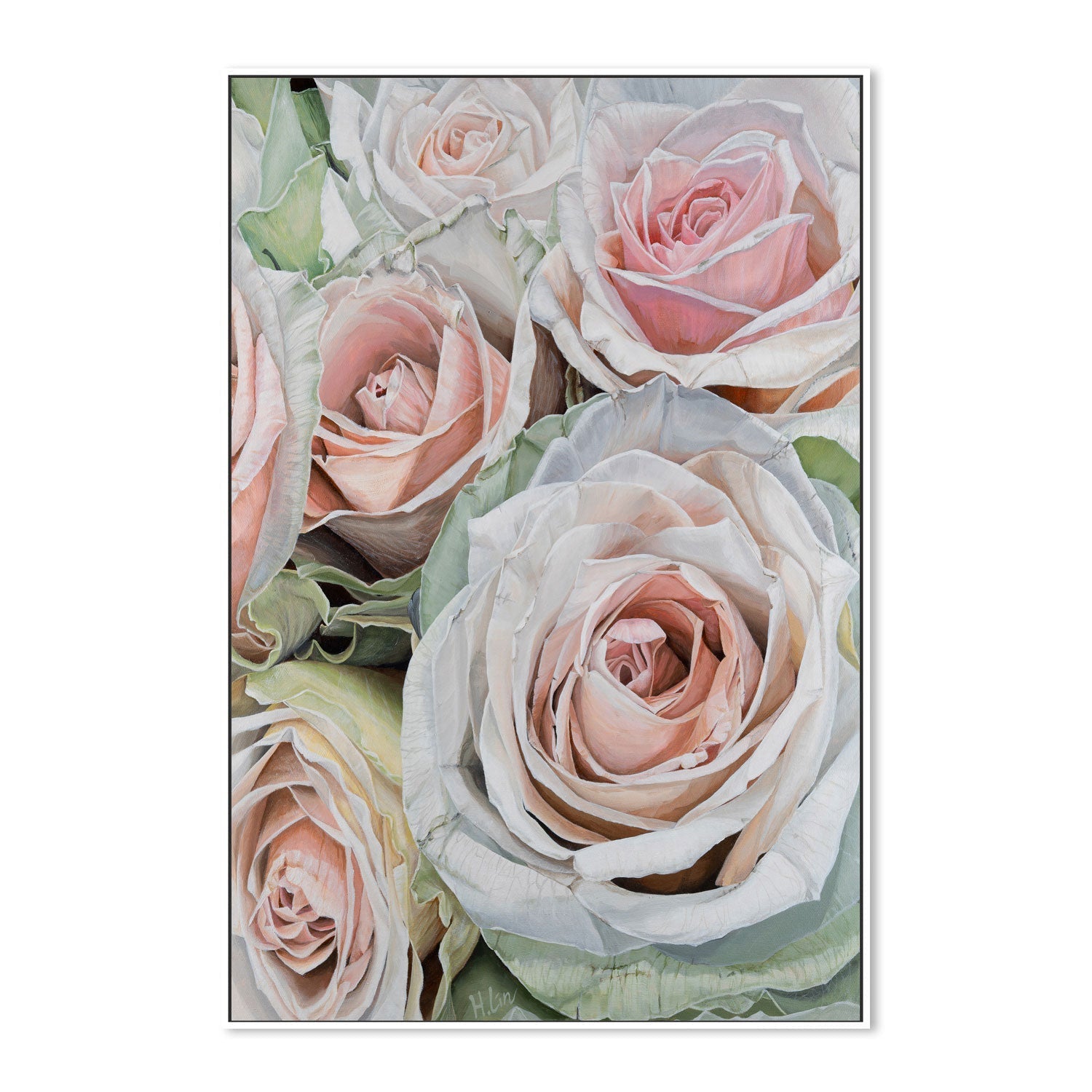 wall-art-print-canvas-poster-framed-Frutteto Roses , By Hsin Lin-GIOIA-WALL-ART