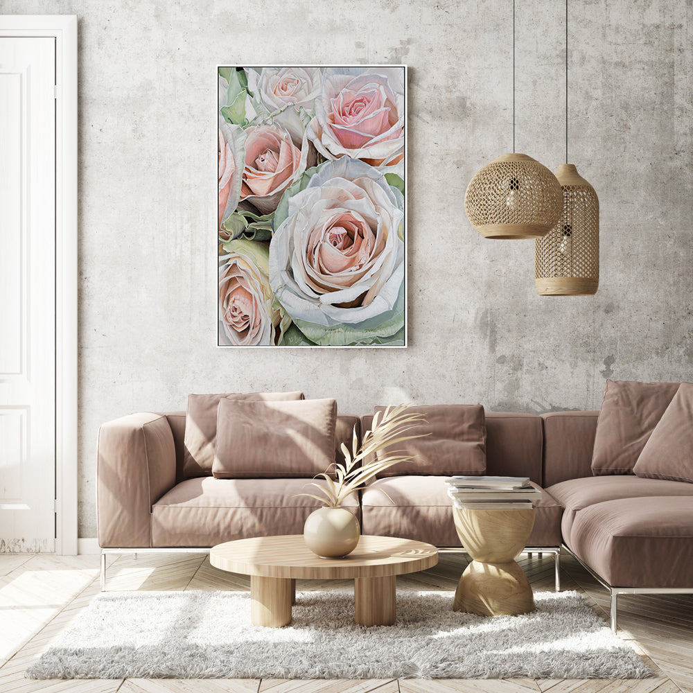 wall-art-print-canvas-poster-framed-Frutteto Roses , By Hsin Lin-GIOIA-WALL-ART