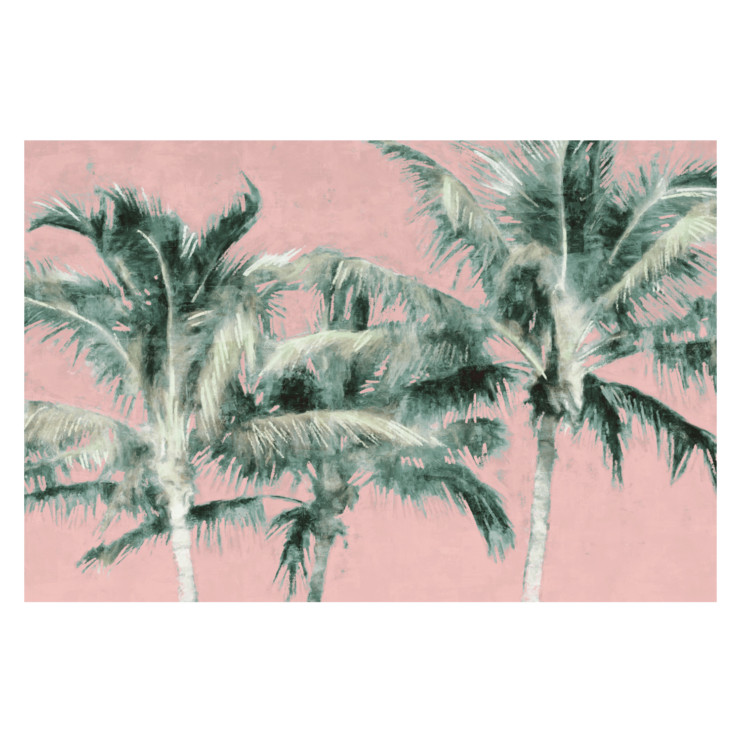 wall-art-print-canvas-poster-framed-Fun Palms, Style A , By Nina Blue-1